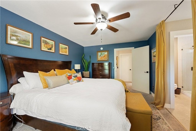 1024 Rachel Ln, Paso Robles, CA 93446 - bedroom featuring ceiling fan and connected bathroom