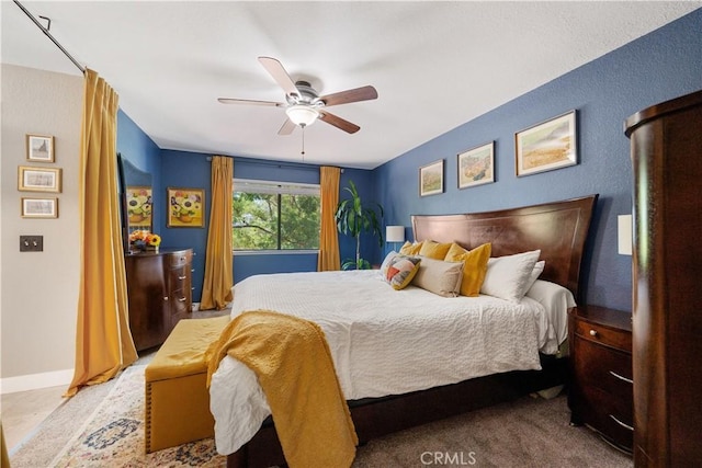 1024 Rachel Ln, Paso Robles, CA 93446 - bedroom with ceiling fan and baseboards