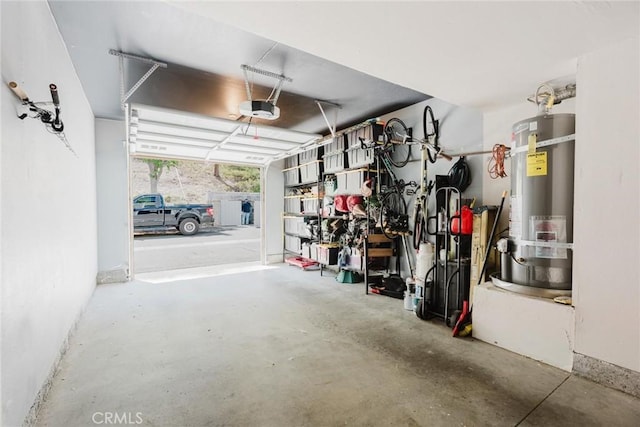 20334 Rue Crevier Unit 621, Canyon Country, CA 91351 - garage featuring secured water heater and a garage door opener