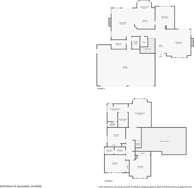 2270 Ritter Pl, Escondido, CA 92029 - view of property floor plan
