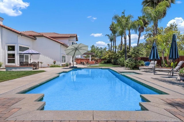 2270 Ritter Pl, Escondido, CA 92029 - view of swimming pool featuring a patio area and a fenced backyard