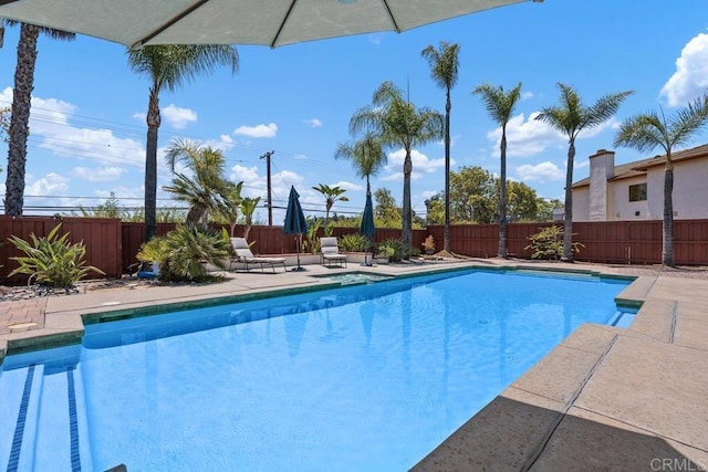 2270 Ritter Pl, Escondido, CA 92029 - view of swimming pool with a fenced backyard and a patio area