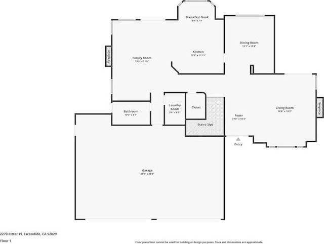 2270 Ritter Pl, Escondido, CA 92029 - view of room layout