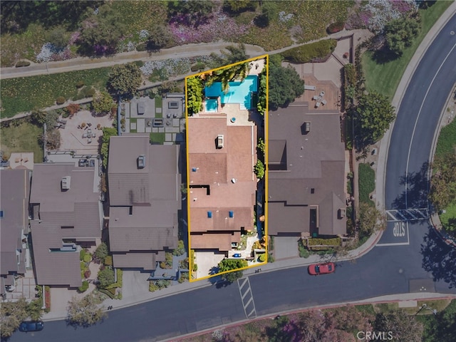 4 Woodhaven, Laguna Niguel, CA 92677 - aerial view of property and surrounding area featuring property parcel outlined