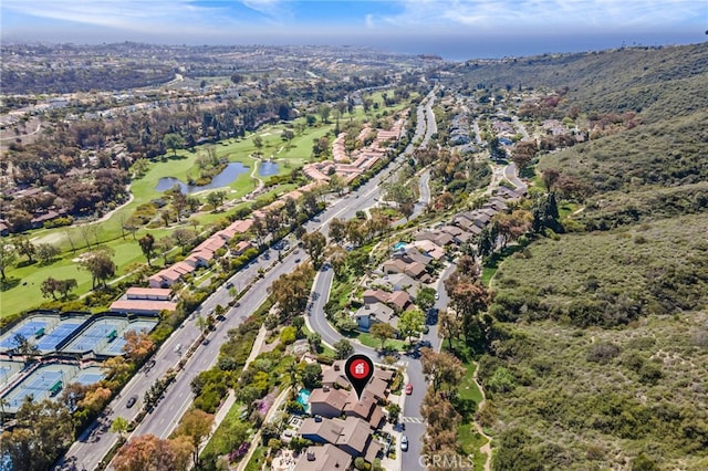 4 Woodhaven, Laguna Niguel, CA 92677 - aerial view of property and surrounding area featuring a nearby body of water, a golf club, and nearby suburban area