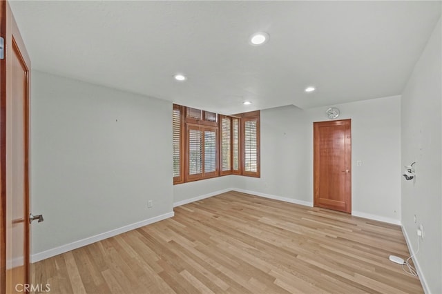4 Woodhaven, Laguna Niguel, CA 92677 - unfurnished room with recessed lighting and light wood-style flooring