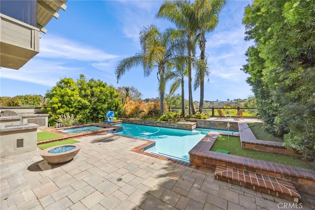 4 Woodhaven, Laguna Niguel, CA 92677 - swimming pool featuring an in-ground hot tub, a patio, and area for grilling