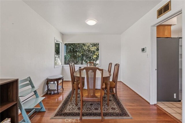 5801 Repetto Ave, East Los Angeles, CA 90022 - dining space featuring wood finished floors and baseboards