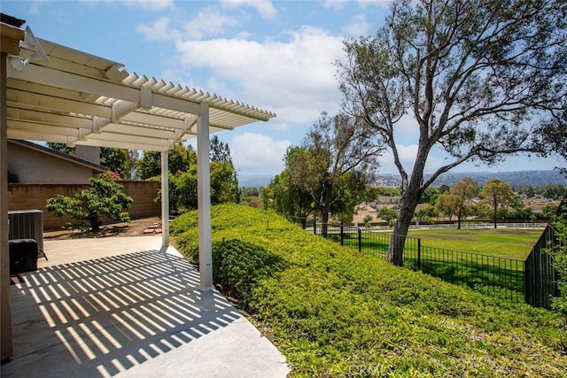 21094 Trailside Dr, Yorba Linda, CA 92887 - fenced backyard featuring a pergola and a patio area