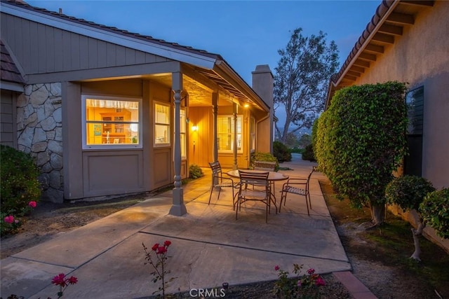 21094 Trailside Dr, Yorba Linda, CA 92887 - view of patio featuring outdoor dining space