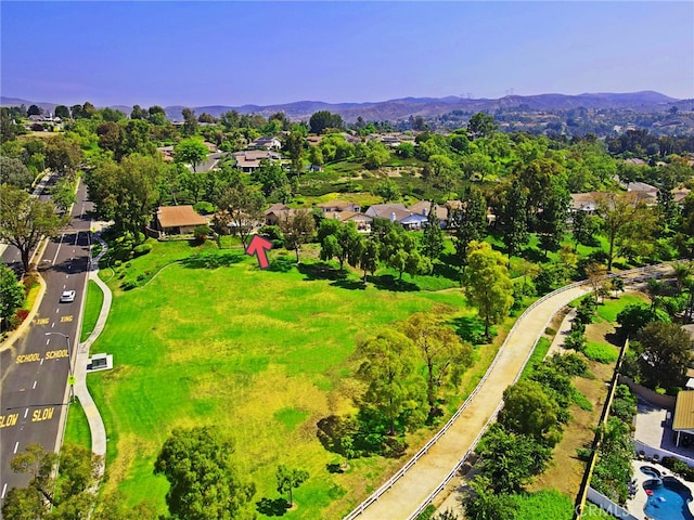 21094 Trailside Dr, Yorba Linda, CA 92887 - aerial view of residential area with a mountainous background
