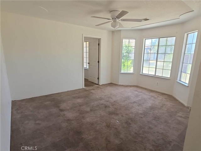 568 Walnut Ct, Kerman, CA 93630 - spare room with carpet flooring and ceiling fan
