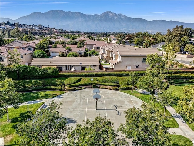 8305 Highridge Pl, Rancho Cucamonga, CA 91730 - aerial view of residential area with mountains