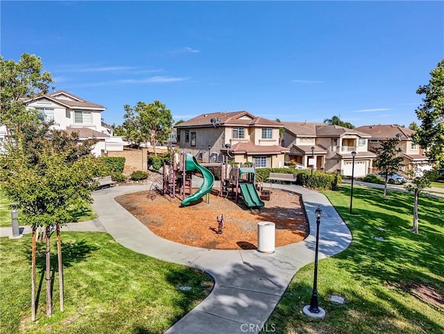 8305 Highridge Pl, Rancho Cucamonga, CA 91730 - community playground with a residential view and a yard