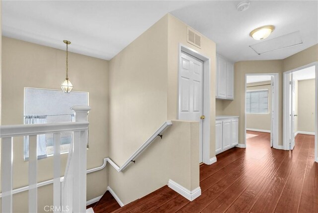 8305 Highridge Pl, Rancho Cucamonga, CA 91730 - staircase featuring wood finished floors