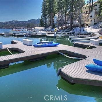 27657 Peninsula Dr, Lake Arrowhead, CA 92352 - dock area featuring a water and mountain view