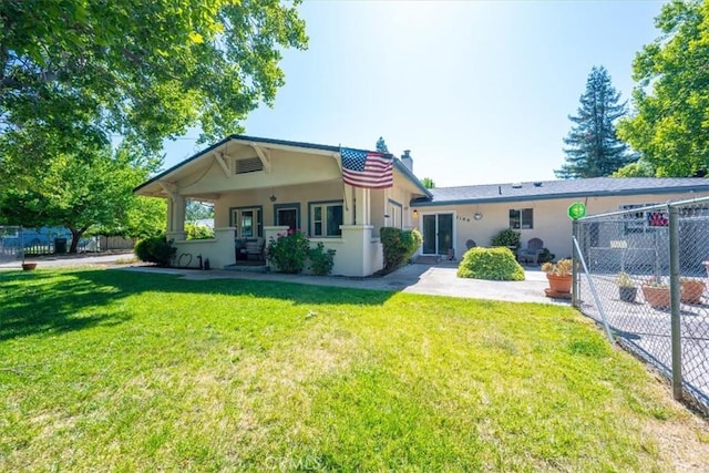 7100 Navajoa Ave, Atascadero, CA 93422 - rear view of house with stucco siding and a chimney