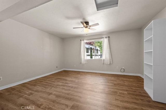 7100 Navajoa Ave, Atascadero, CA 93422 - spare room with wood finished floors and ceiling fan