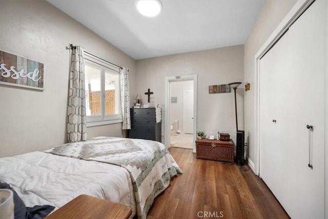 7100 Navajoa Ave, Atascadero, CA 93422 - bedroom featuring wood finished floors and a closet