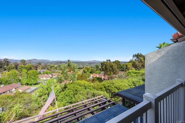 1866 Forestdale Dr, Encinitas, CA 92024 - balcony featuring a mountain view