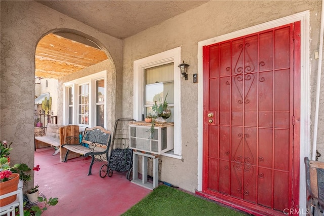1026 Sentinel Ave, Los Angeles, CA 90063 - view of exterior entry with covered porch and stucco siding