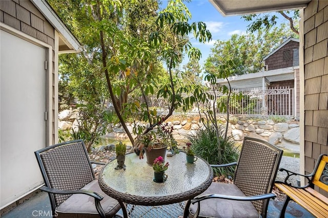 12555 Euclid St Unit 2, Garden Grove, CA 92840 - balcony with outdoor dining area