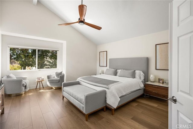 5 Bergamo, Irvine, CA 92614 - bedroom with wood finished floors and ceiling fan