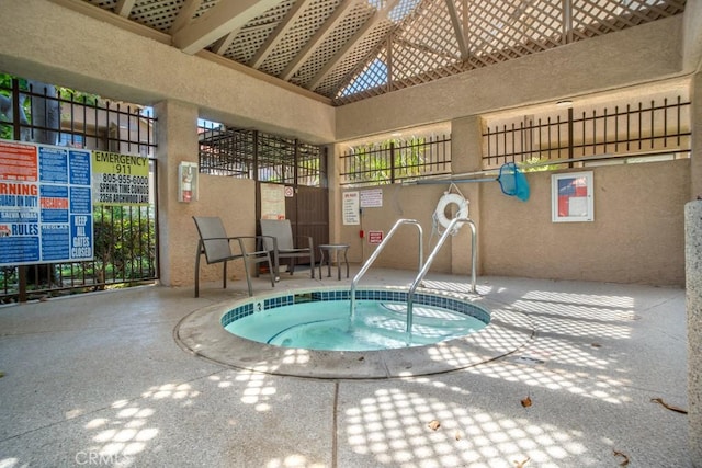 2367 Archwood Ln Unit 171, Simi Valley, CA 93063 - view of swimming pool with a hot tub
