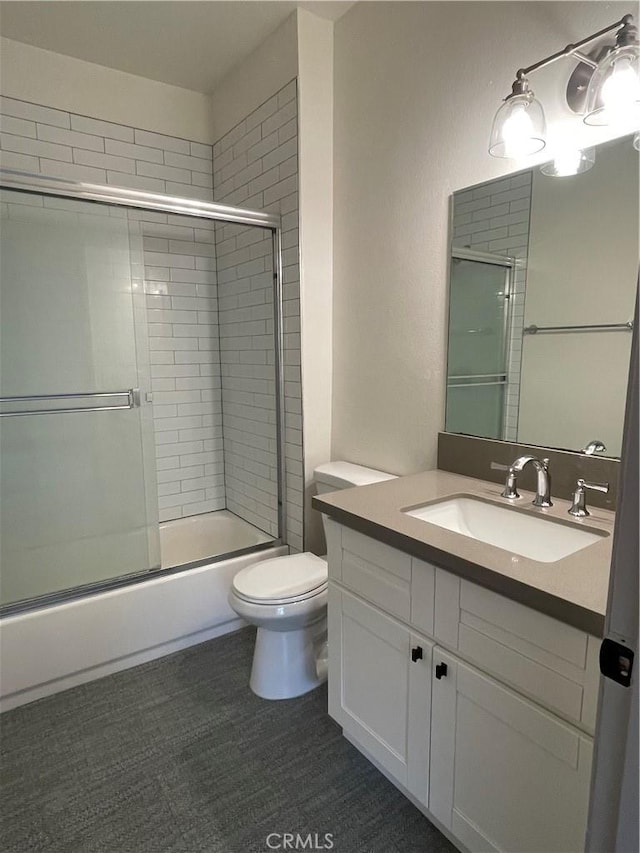 14914 Hamlin St Unit 105, Van Nuys, CA 91411 - full bath with vanity and shower / bath combination with glass door