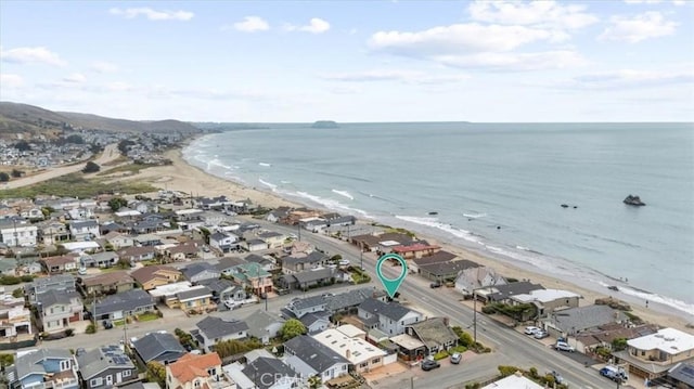 1851 Pacific Ave, Cayucos, CA 93430 - aerial view of property's location featuring extended coastline and nearby suburban area