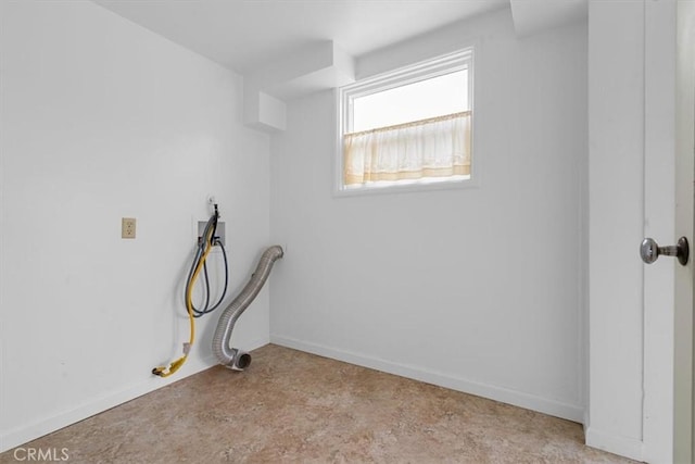 1851 Pacific Ave, Cayucos, CA 93430 - washroom with hookup for a washing machine and baseboards