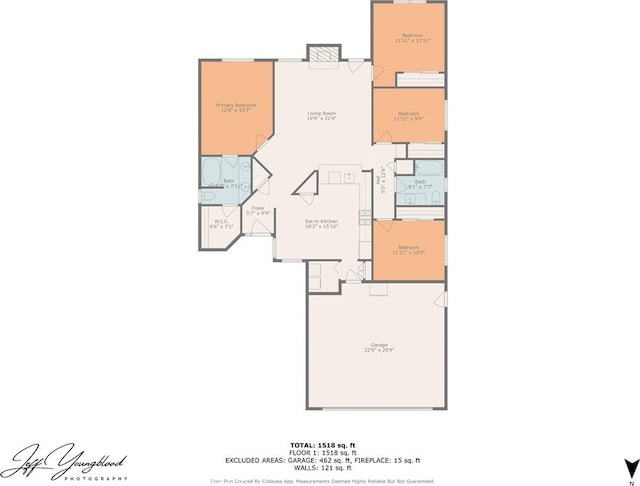 3312 Poplar St, Rosamond, CA 93560 - view of floor plan / room layout