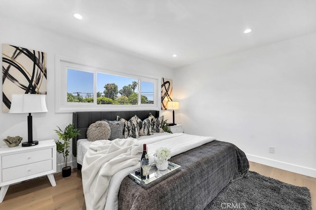 9500 Texhoma Ave, Northridge, CA 91325 - bedroom with wood finished floors and recessed lighting