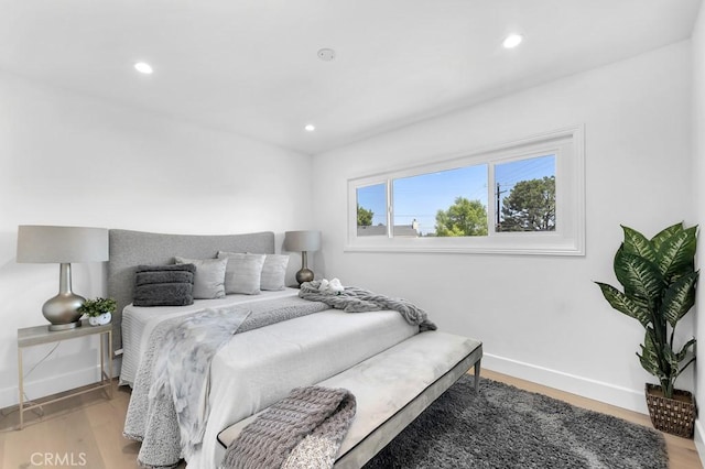 9500 Texhoma Ave, Northridge, CA 91325 - bedroom featuring recessed lighting and wood finished floors