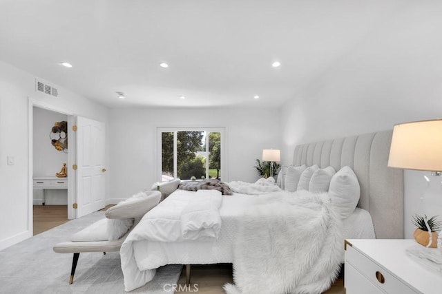 9500 Texhoma Ave, Northridge, CA 91325 - bedroom with recessed lighting and baseboards