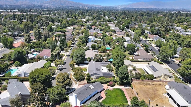 9500 Texhoma Ave, Northridge, CA 91325 - aerial perspective of suburban area with a mountain backdrop