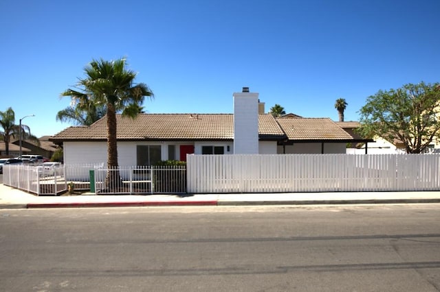 1564 Ashbury Way, Perris, CA 92571 - ranch-style house with a tile roof and a chimney