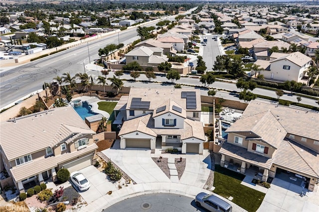 11810 Sanderling Way, Jurupa Valley, CA 91752 - aerial view of residential area with a pool area