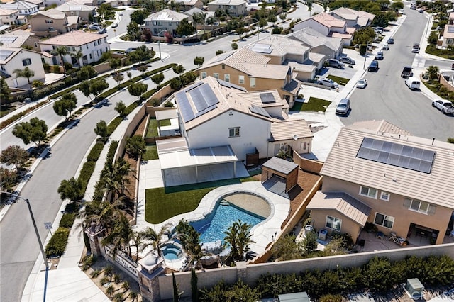 11810 Sanderling Way, Jurupa Valley, CA 91752 - aerial perspective of suburban area featuring a pool