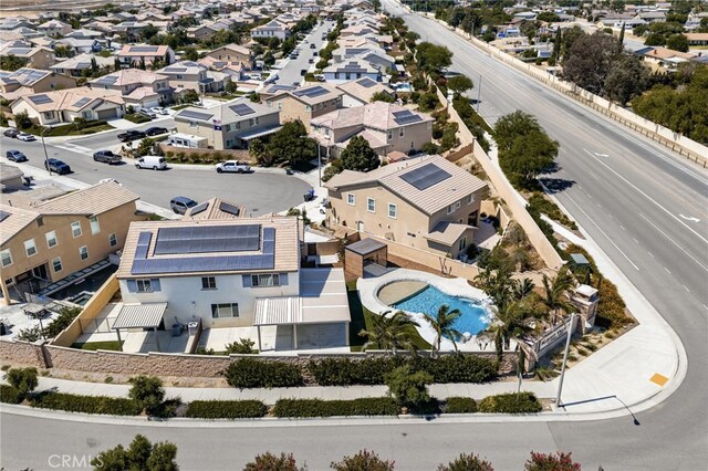 11810 Sanderling Way, Jurupa Valley, CA 91752 - aerial view of residential area with a pool