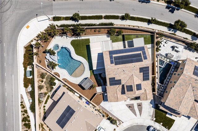11810 Sanderling Way, Jurupa Valley, CA 91752 - bird's eye view of a pool area