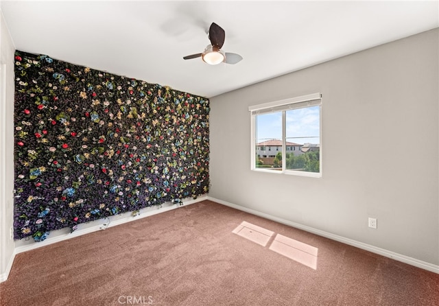 11810 Sanderling Way, Jurupa Valley, CA 91752 - empty room with carpet floors and ceiling fan