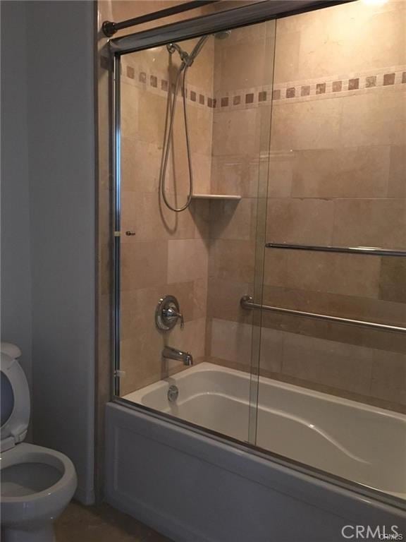 2750 Artesia Blvd Unit 341, Redondo Beach, CA 90278 - bathroom featuring toilet and enclosed tub / shower combo