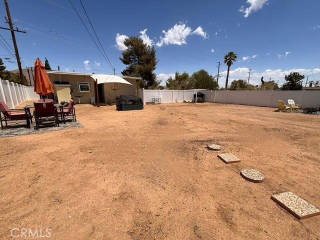 55687 Onaga Trl, Yucca Valley, CA 92284 - view of fenced backyard