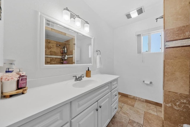 1203 Fifth Ave, Chula Vista, CA 91911 - bathroom featuring vanity and a tile shower