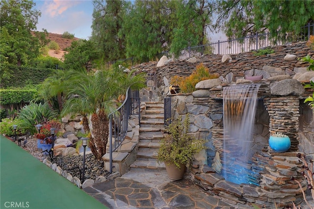6137 Paseo La Vis, Woodland Hills, CA 91367 - view of yard featuring stairs