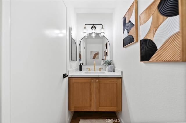 41442 Avenida De La Reina, Temecula, CA 92592 - bathroom with vanity and wood finished floors