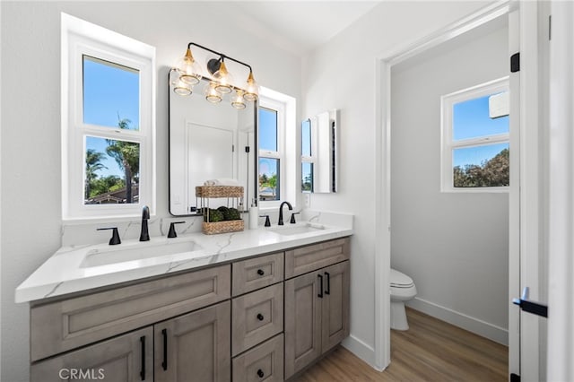 41442 Avenida De La Reina, Temecula, CA 92592 - full bathroom featuring double vanity and wood finished floors