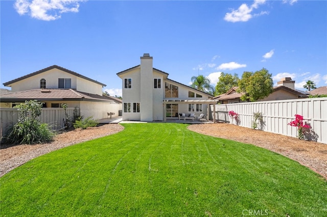 41442 Avenida De La Reina, Temecula, CA 92592 - back of house featuring a fenced backyard, a patio area, and stucco siding