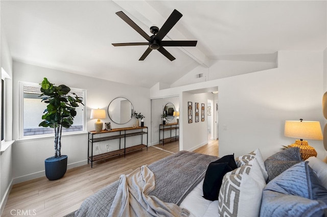 41442 Avenida De La Reina, Temecula, CA 92592 - living area with a ceiling fan and wood finished floors